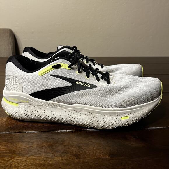 Brooks Ghost Max Shoes Mens Size 11.5 Gray Sneakers Running Athletic Grey - Picture 3 of 7